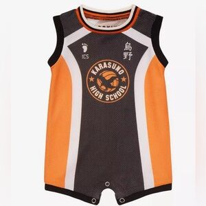 Haikyu!! Shoyo Hinata Karasuno High School Infant Basketball Jersey Romper NEW